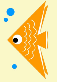 Оригами: Рыбка
