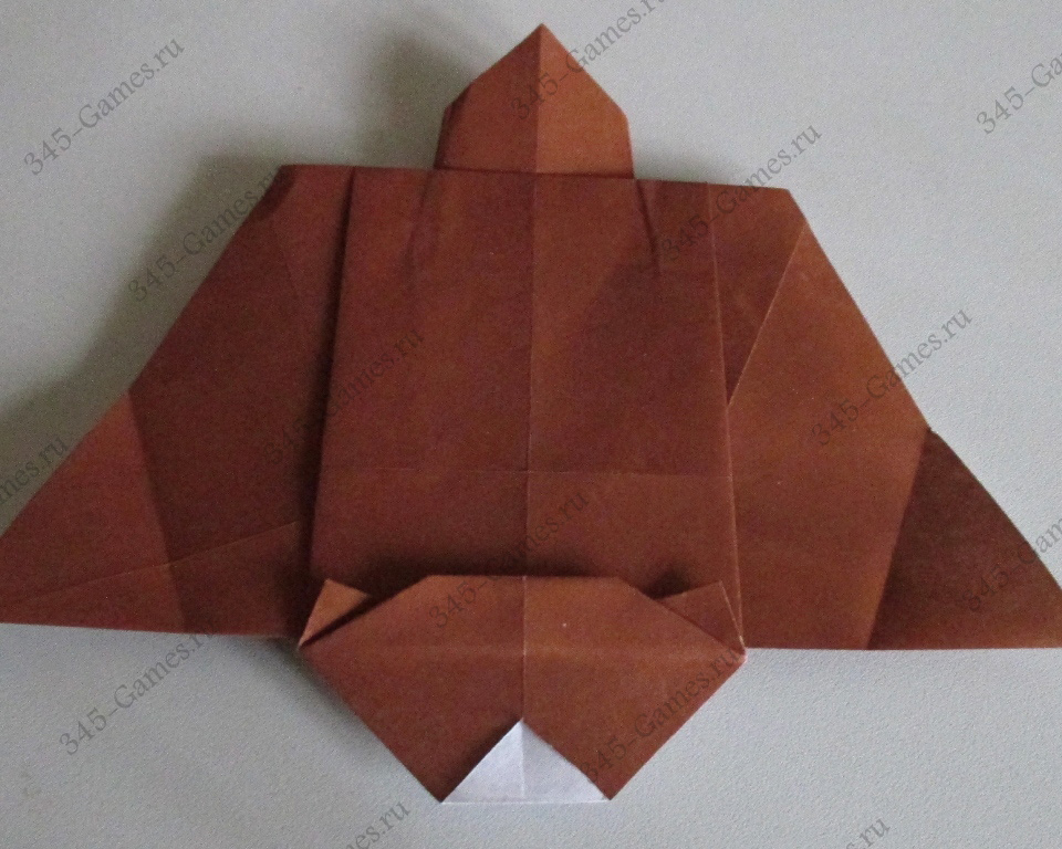Оригами из бумаги: белка-летяга